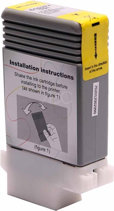 Cartouche D'encre Cyan PFI-107C Compatible Pour Imprimantes Grand Format Canon IPF