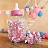 Papfles Babyshower - Babyshower Versiering - 30 flesjes - Roze