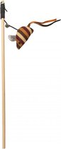 Duvo+ Speelhengel knitted muis Bruin 15,8x4x1,5cm