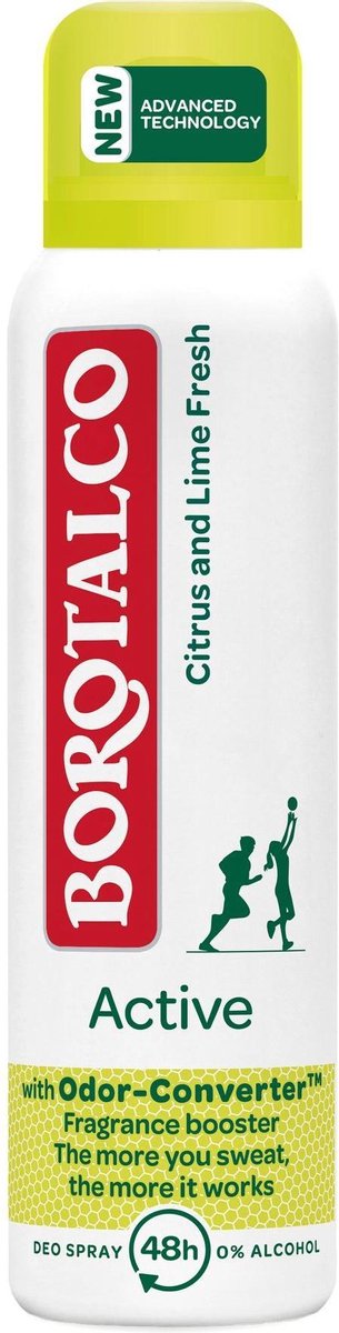 Borotalco - Deodorant in spray with Citrus scent Active 150 ml - 150ml