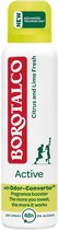 Borotalco - Deodorant in spray with Citrus scent Active 150 ml - 150ml