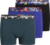 JACK&JONES JUNIOR JACPRINTED WB TRUNKS 3 PACK JR Jongens Onderbroek - Maat 140