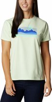 Columbia Sun Trek SS Graphic Tee - Light Lime, Pai - Dames - Maat M