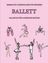 Malbuch fur 4-5 jahrige Kinder (Ballett)