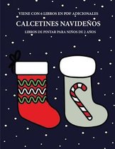 Libros de pintar para ninos de 2 anos (Calcetines navidenos)