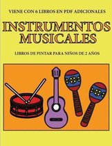 Libros de pintar para ninos de 2 anos (Instrumentos musicales)