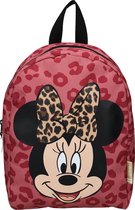 Rugzak Minnie Mouse Style Icons | rugtas | minnie mouse | roze | tijgerprint | school | kinderen | roze rugtas | leeftijd 4-7 jaar | 34*26*10 cm