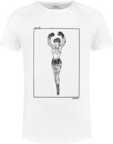 Collect The Label - Hip Boxer Tattoo T-shirt - Wit - Unisex - L
