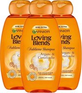 Garnier Loving Blends - Argan & Cameliaolie - Shampoo 3x 300 ml