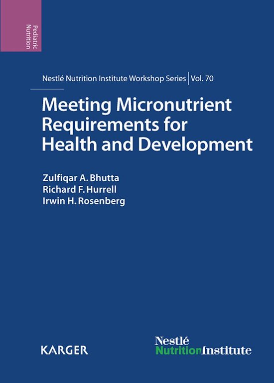 Meeting Micronutrient Requirements for Health and Developmen ... - cover