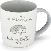 Country animals mok "Prickly before Coffee"
