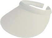 Clip pare-soleil bonnet de soleil à large bord couleur blanc taille unique