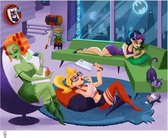 DC Comics: Sleepover Sirens Unframed Art Print