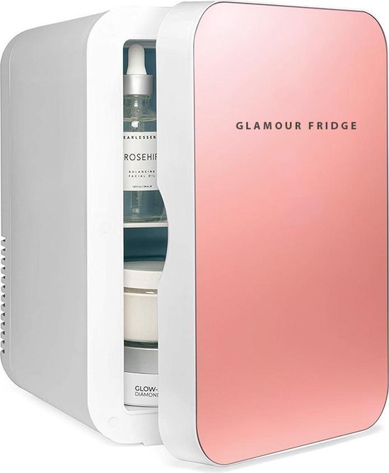 Mini koelkast: Skincare Beauty Glamour Fridge 4 Liter - Make up Koelkast & Organizer Roze, van het merk GLAMOUR FRIDGE