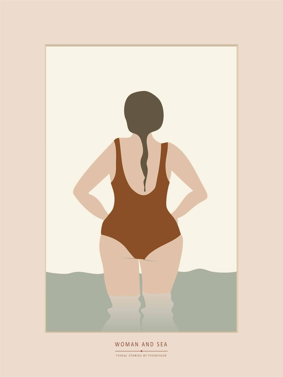 ViSSEVASSE Woman And The Sea - Poster - L