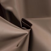 Glim® - Kunstleer stof - Skai leer - Op rol - Stof per meter - Faux leather - imitatie leder - 100* 147 - Taupe