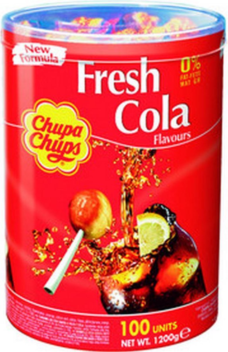Classique fresh cola 16 sucettes 192g CHUPA CHUPS - Kibo
