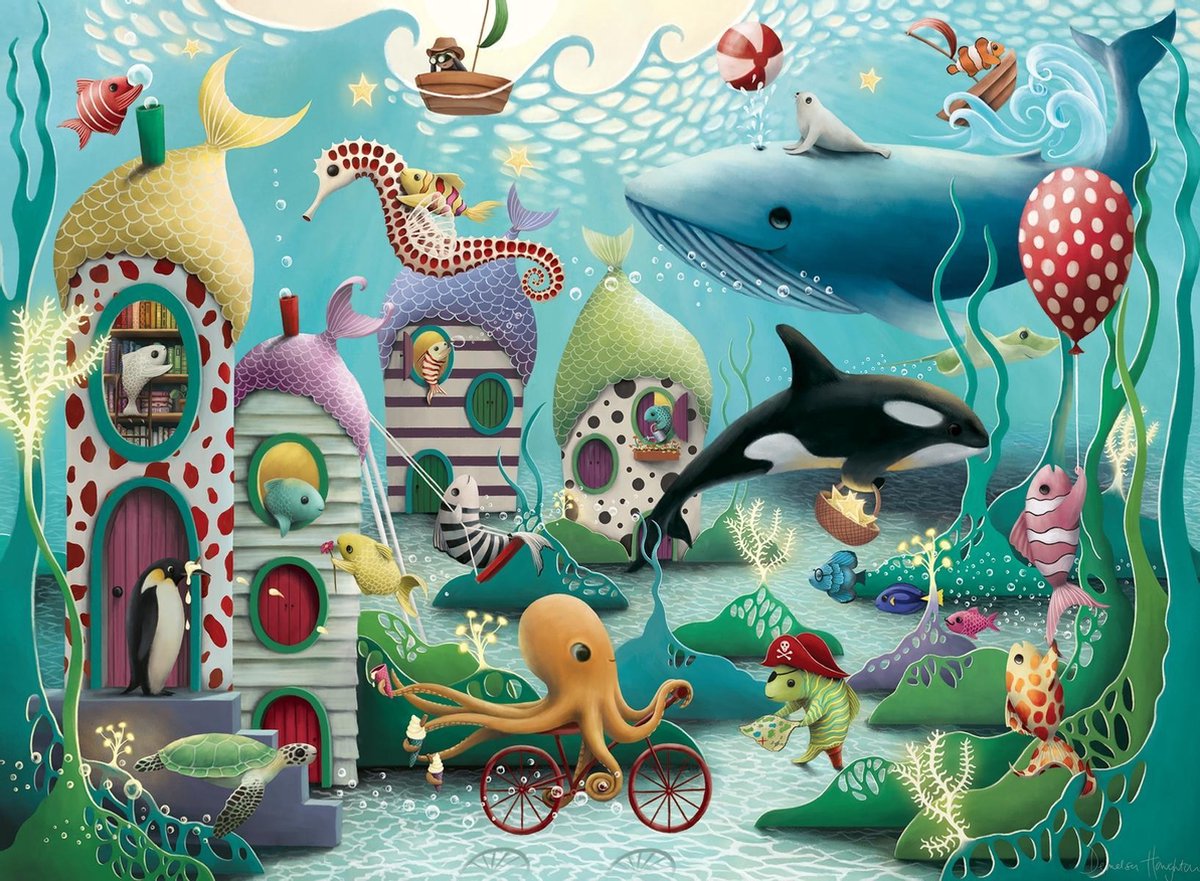 Ravensburger puzzel Magische onderwaterwereld - Legpuzzel - 100 stukjes — afbeelding 2