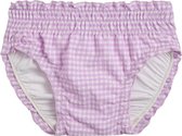 Beachlife Lilac Check bikinibroekje Baby Meisjes - Maat 74/80 - 6-12 maanden