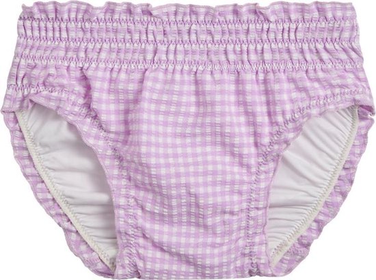 Beachlife Lilac Check bikinibroekje Baby Meisjes - Maat 74/80 - 6-12  maanden | bol.com