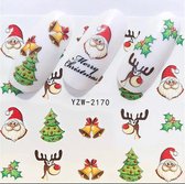 2020 Nieuwe Winter Kerst Slider Nail Decals Nail Art Sticker Red / Green Diy Manicure Water Accessoire Transfer Folie Xmas Gift Dino`s Sale