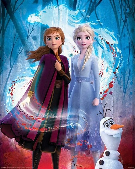 Affiche Frozen 2 Guiding Spirit 40x50cm