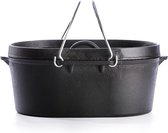 Valhal Outdoor Dutch Oven 9L - Fonte - Ovale, couvercle grill - VH9L