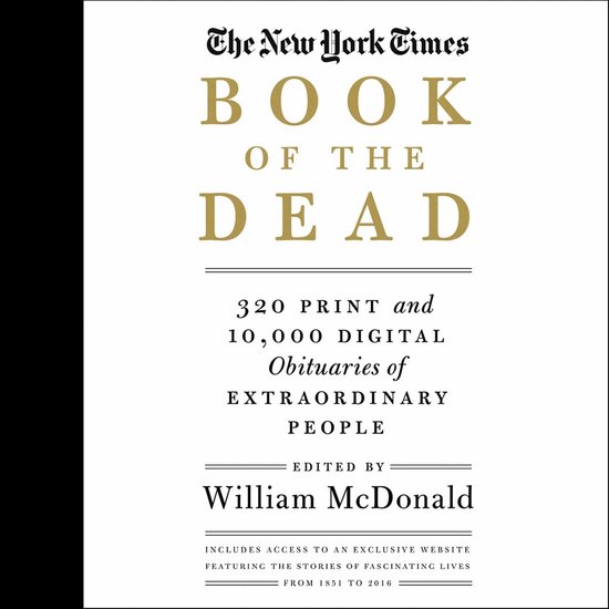 The New York Times Book of the Dead - cover