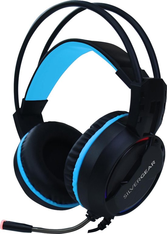 Silvergear Gaming Headset – RGB Led Verlichting – Zwart