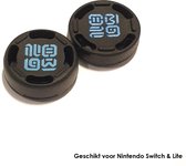 Thumb Grips | Thumb Sticks | Gaming Thumbsticks | Geschikt voor Nintendo Switch & Lite | 1 Set = 2 Thumbgrips | Teken | Zwart