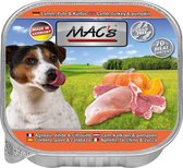 MAC's Hondenvoer Natvoer Vleeskuipje - 70% Lam, Kalkoen & Pompoen - 11 x 150 g