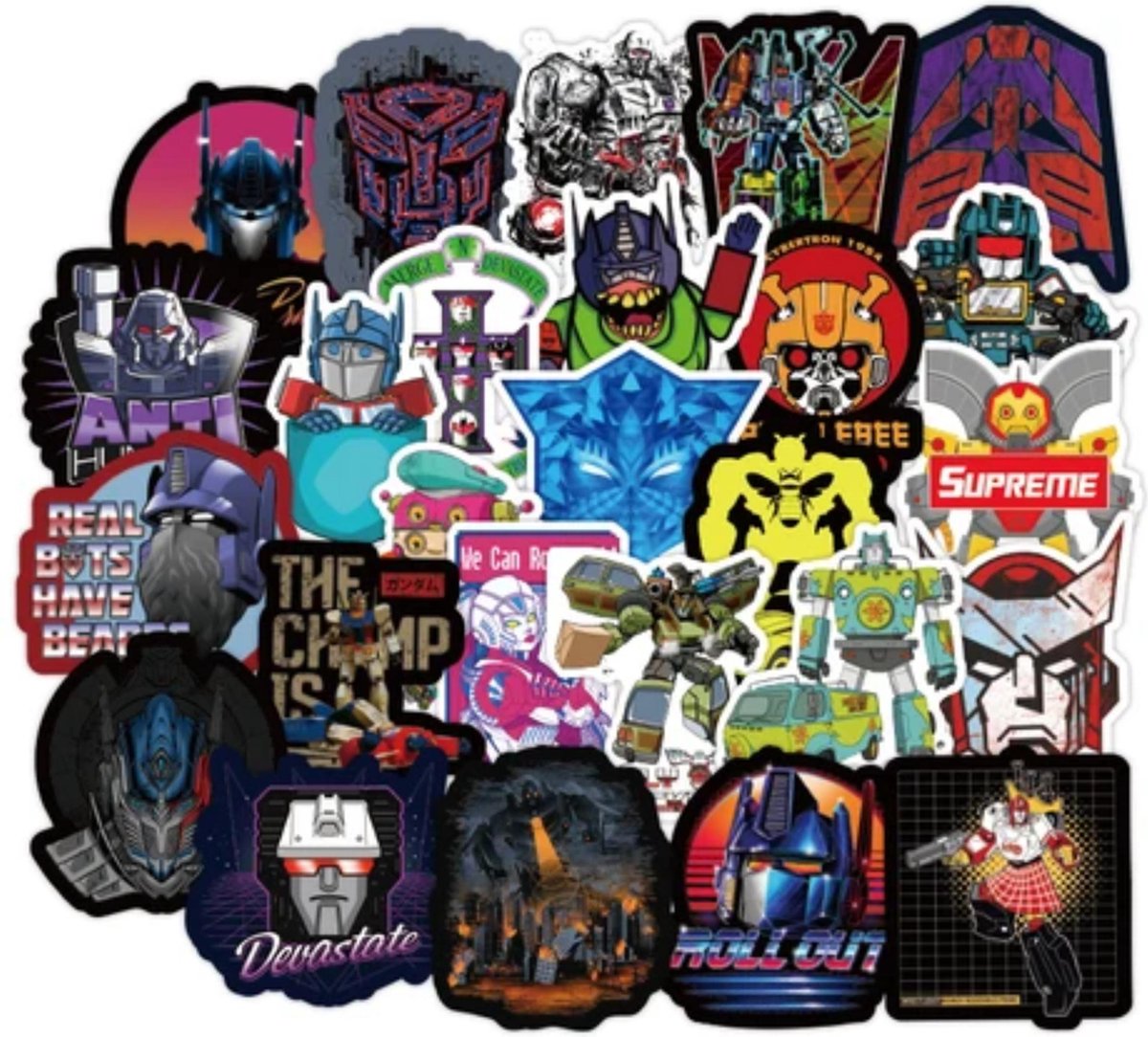 Stickers Enfant Transformers Réf 5 Largeur 40cm 
