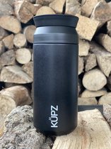 KUPZ - Thermosbeker 350 ml - Midnight Zwart/RVS