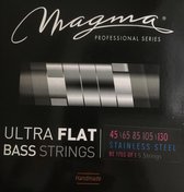 Magma BE175SUF Professionele Ultra Flat wound Bassnaren voor 5-snarige elektrische basgitaar Medium