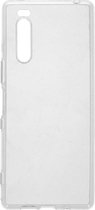 Hoesje Siliconen Geschikt voor Sony Xperia 5 - Softcase Backcover smartphone - Transparant