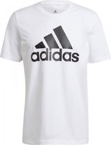 adidas Essentials Shirt Heren - sportshirts - wit - maat L