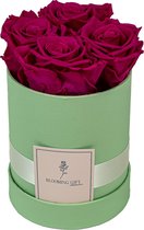 Flowerbox longlife rozen | GREEN | Small | Bloemenbox | Longlasting roses FUCHSIA | Rozen | Roses | Flowers