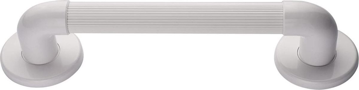 Finlandic Handgreep voor bad of douche - Wandbeugel 32 cm - Handgreep wit - Wandgreep voor badkamer - Douche - Toilet - Toiletbeugel - Badgreep - Douchegreep - Inclusief ophangmateriaal
