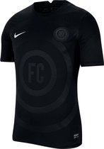 Nike trainingsshirt Nike F.C. Home zwart/wit - Heren - MAAT S