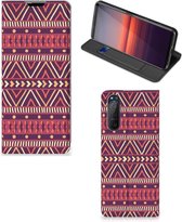 Bookcase Sony Xperia 5 II Smart Cover Aztec Purple