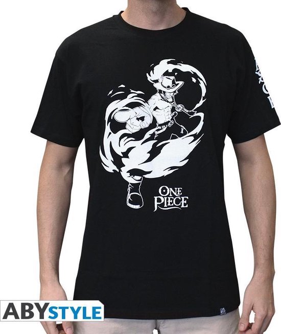 ONE PIECE - T-shirt ACE homme MC noir - basique