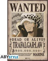 ABYstyle One Piece Wanted Trafalgar Law  Poster - 35x52cm