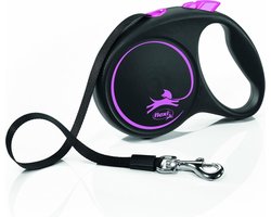 Flexi Rollijn Black Design Tape Roze