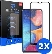 Samsung A20eScreenprotector(Full Cover) - Samsung Galaxy A20e Screen protector glas - Screenprotector Samsung A20e- Case Friendly - 2 Stuks