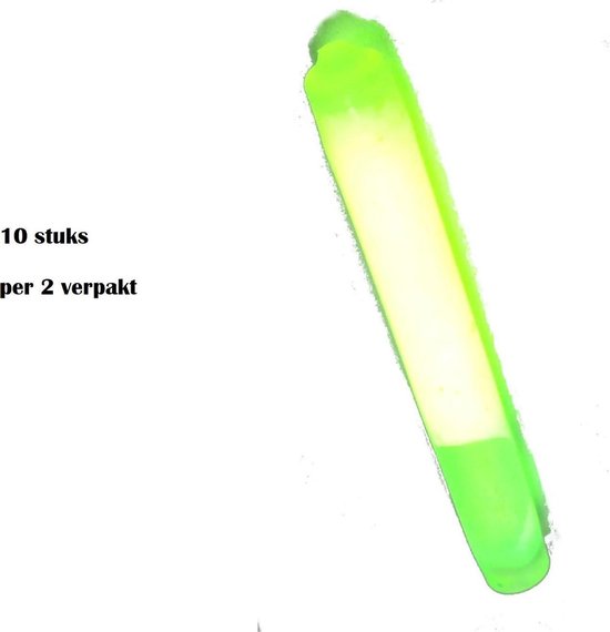 Breekstaaf - +/- 5 cm - Glow Stick - 10 stuks - Universeel - Hengelsport