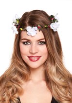 Tiara met bloemen