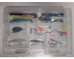 Kunstaaspakket - 20 delig - inclusief tacklebox