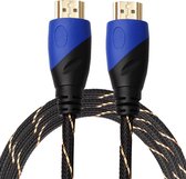 HDMI kabel 1.8 meter - HDMI naar HDMI - 1.4 versie - HDMI 19 Pin Male naar HDMI 19 Pin Male Connector kabel - Nylon black line