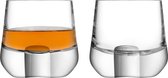 L.S.A. Whisky Cut Drinkglazen - 180 ml - Set van 2 Stuks