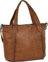 Justified Bags® Pluto Flamed Shopper Cognac